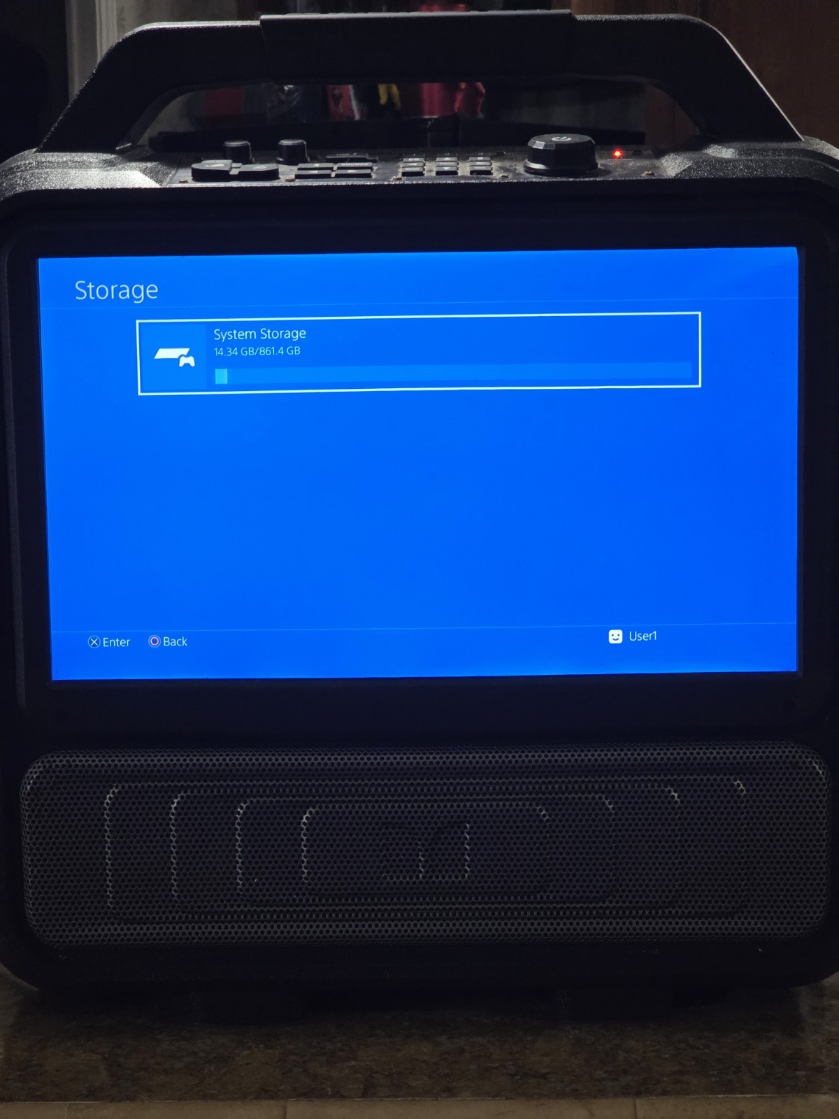 Sony PS4 Slim 1TB Console W/ Controller Cords CUH-2115B Tested Working READ
