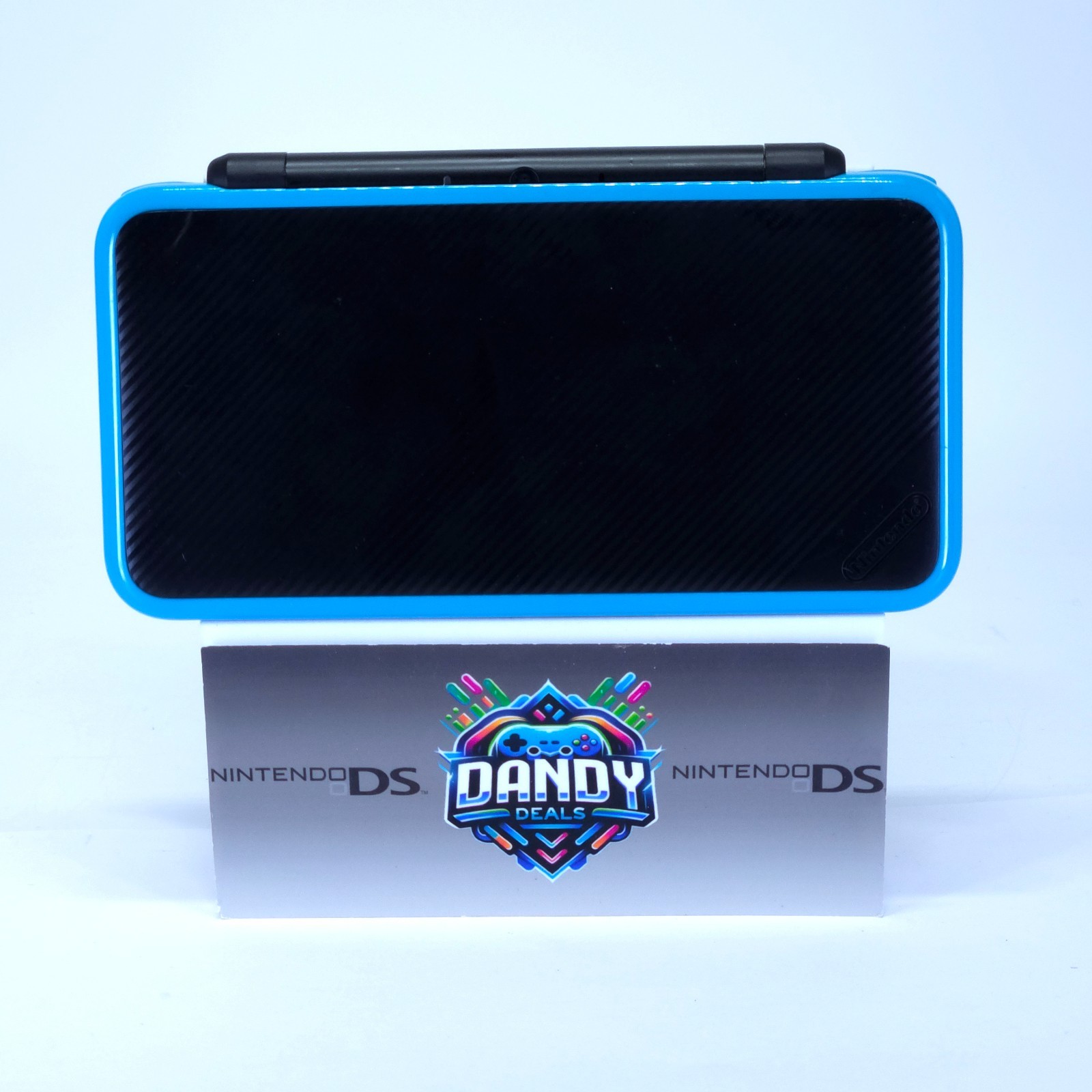 2DS LL Console Nintendo System Turquoise Japan Region W/ 4Gb Sd + Charger