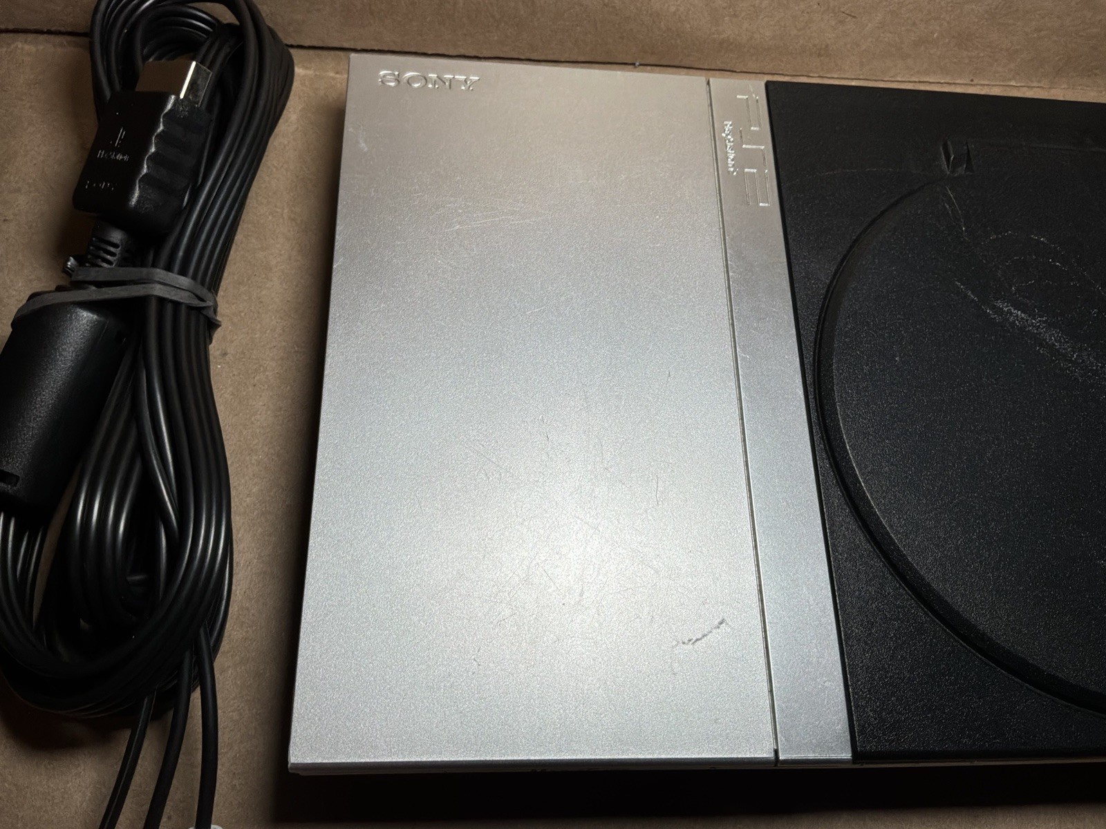 Sony PS2 PlayStation 2 Slim Silver Console Only SCPH-77001 | Tested