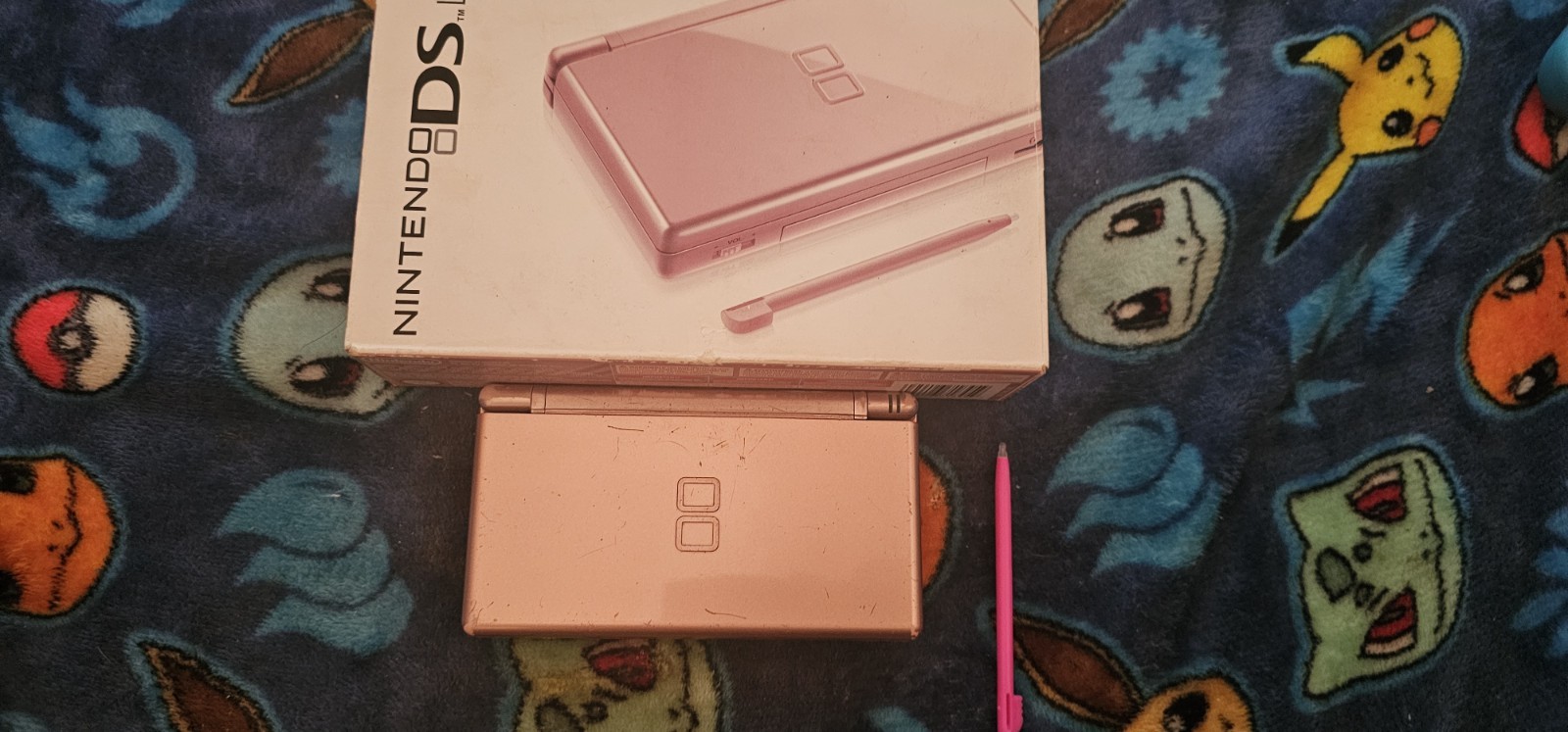 Nintendo DS Lite Video Game Console – Metallic Rose With Box Only