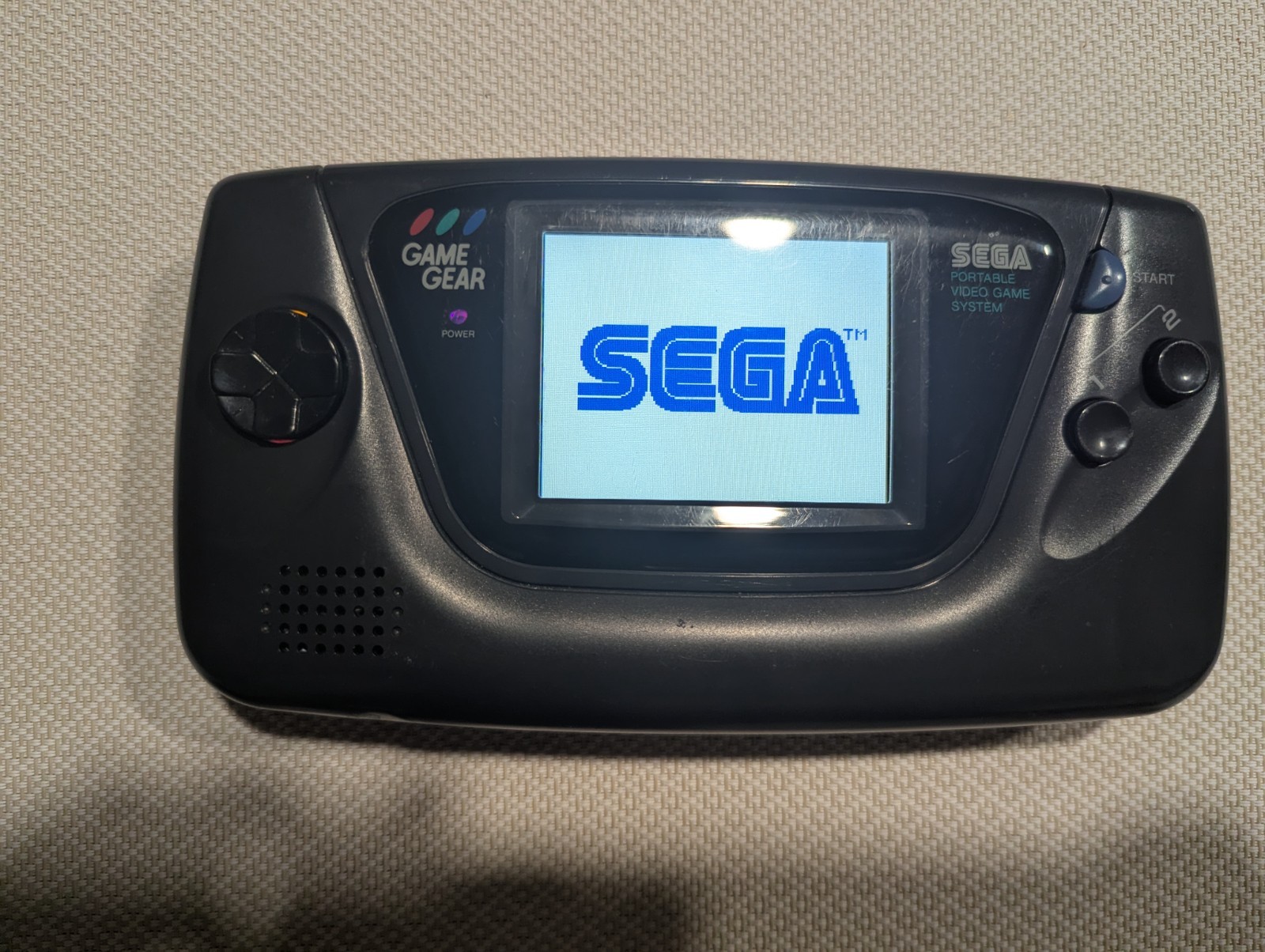 SEGA Game Gear with rechargeable batteries, USB-C charging, SYF Motherboard
