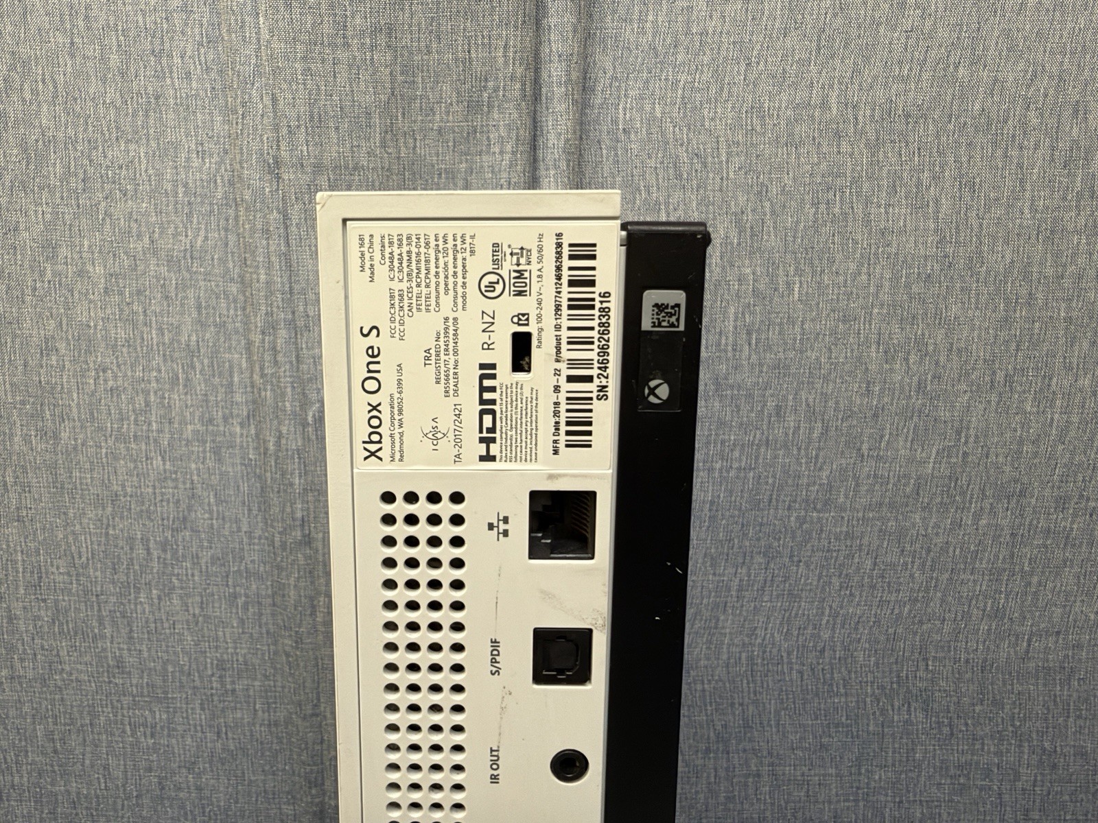 Microsoft Xbox One S Tested – Working GREAT CONDITION