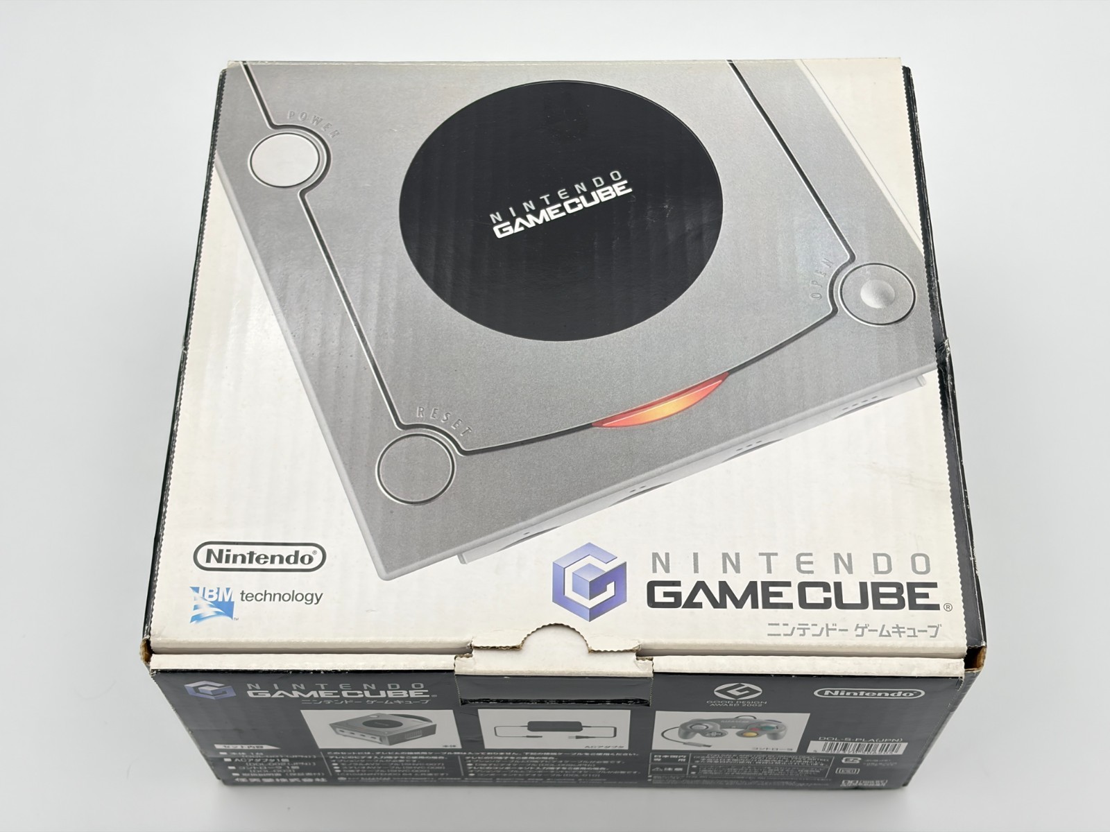 GameCube Silver Console Boxed FOR PARTS ONLY – Read Description