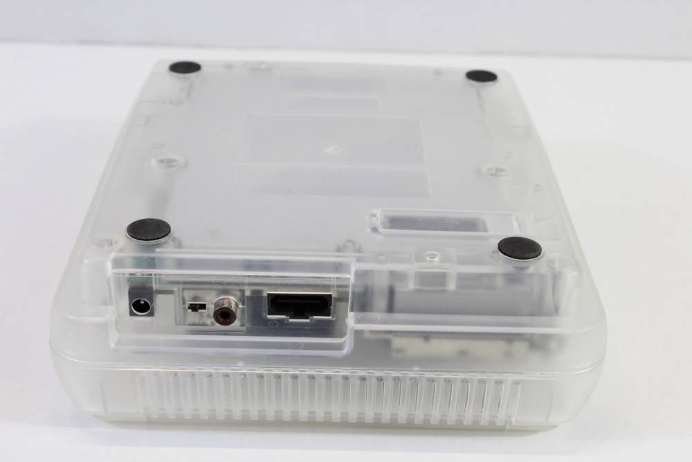 Nintendo Super Famicom Clear White Console Cont x1 Game x3 PLAY SNES & SFC #2