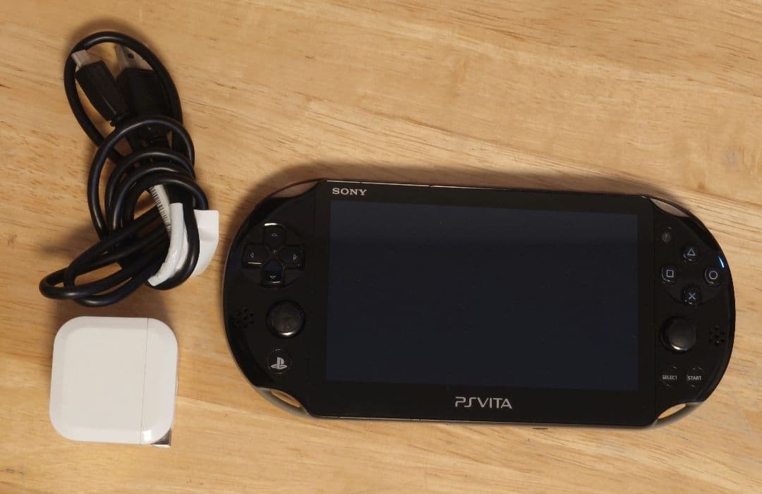 Excellent SONY PS Vita PCH-2000 Console Khaki + Charger