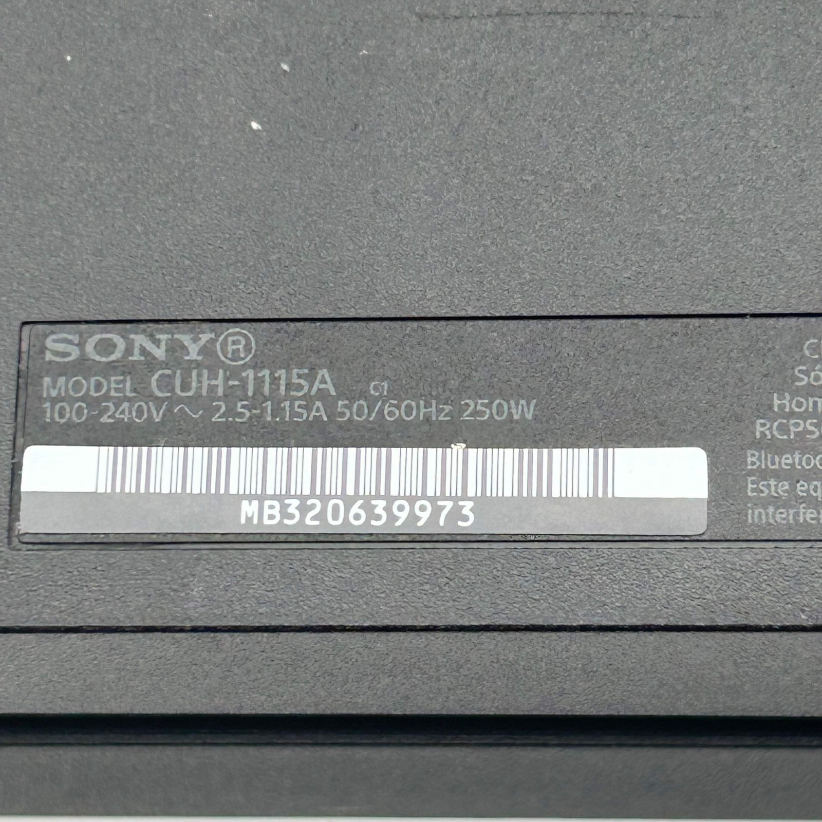 Sony PlayStation 4 CUH-1115A 500GB Black Console – TESTED