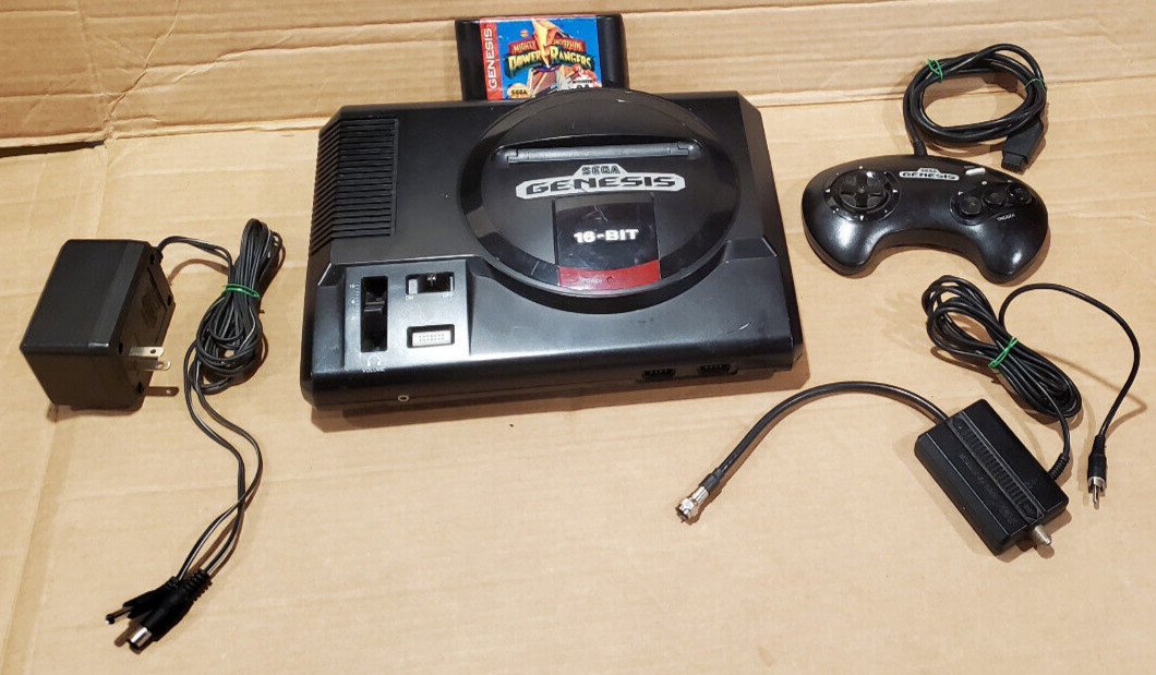 Sega Genesis Console 16-Bit Model MK-1601 Console Bundle + Game
