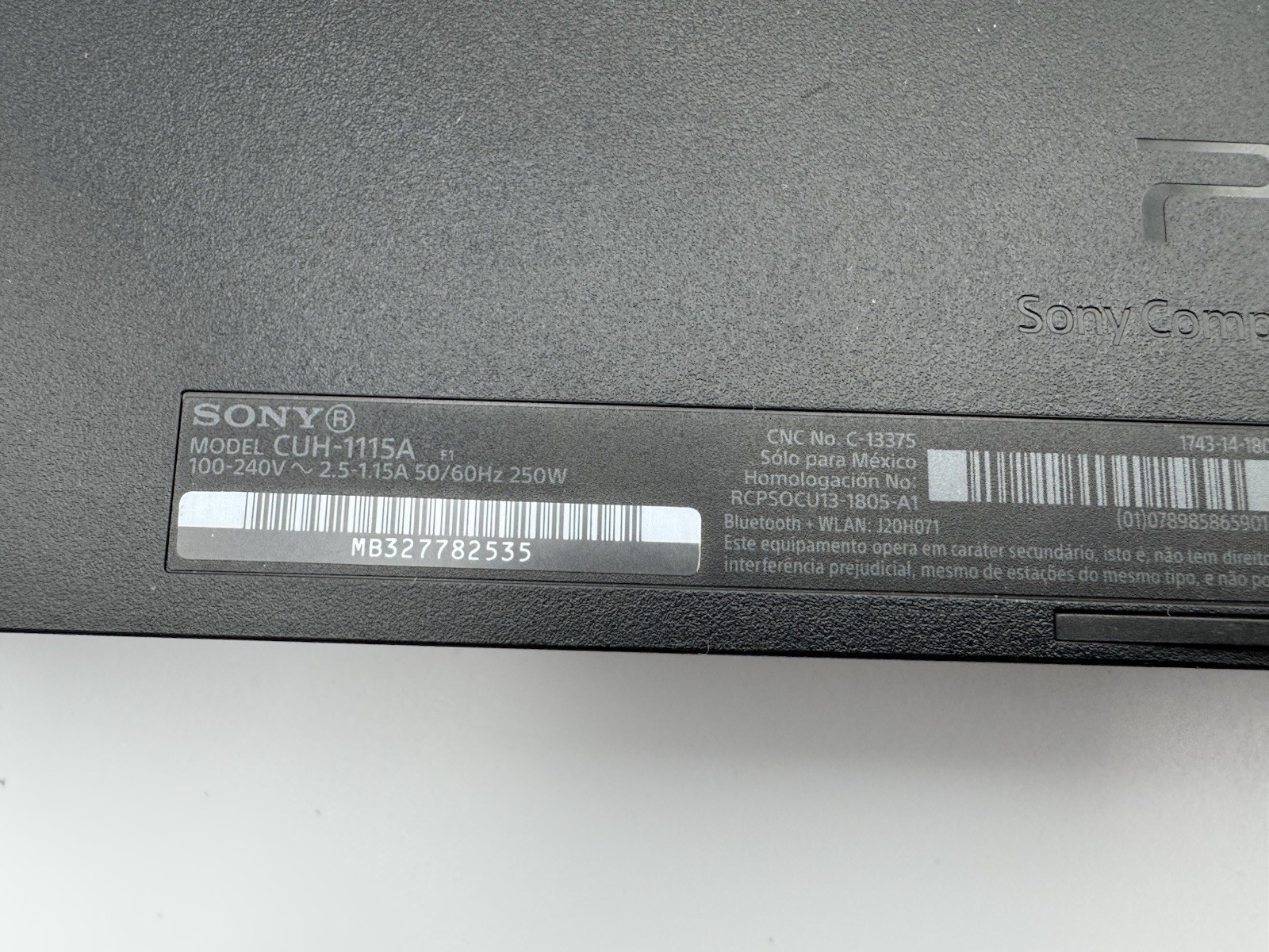 Sony Playstation 4 PS4 Console CUH-115A 500GB w/ Power Cord FW 10.01 – Tested