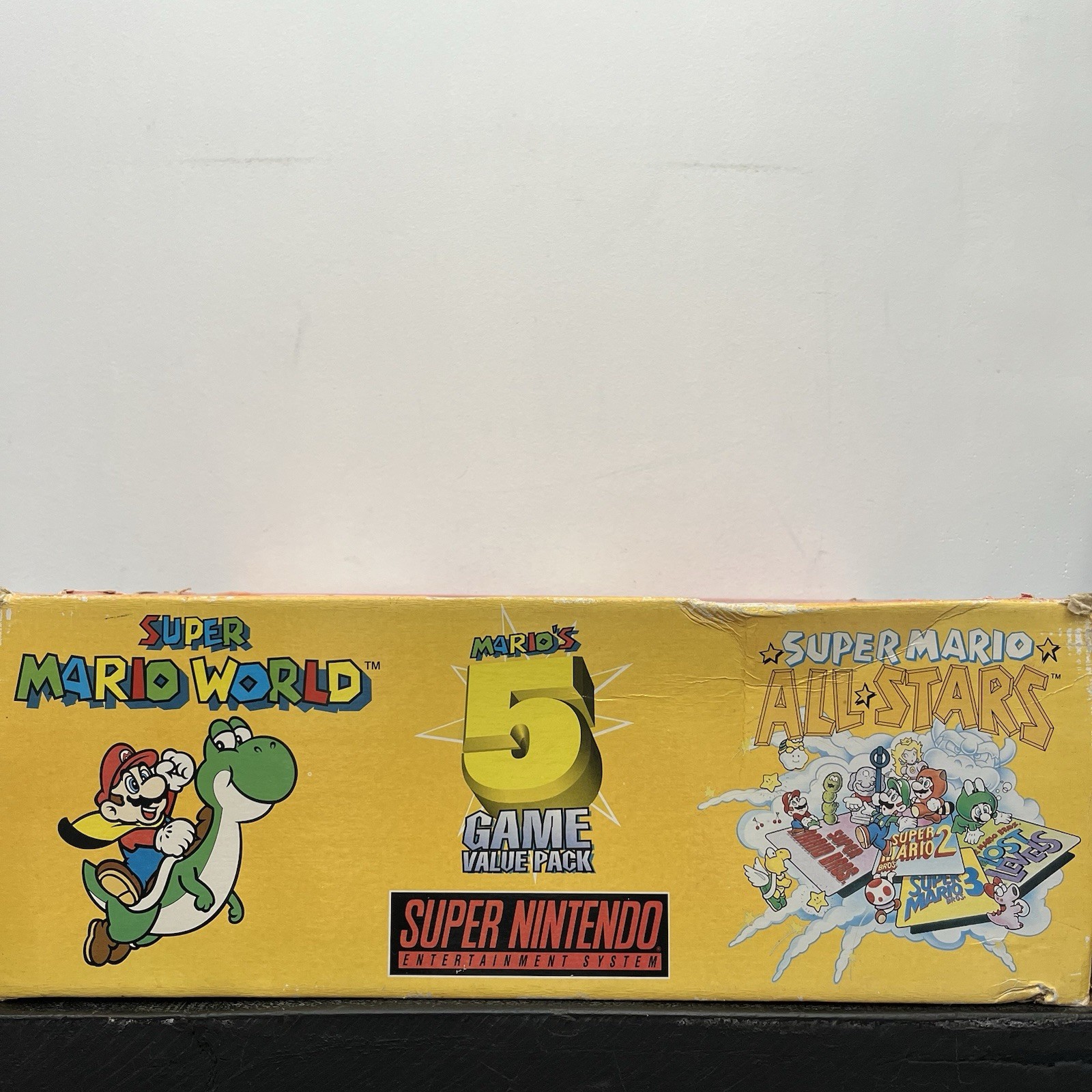 Mario’s 5 Game Value Pack Super Nintendo W.Game Controller & Leads FREE POSTAGE
