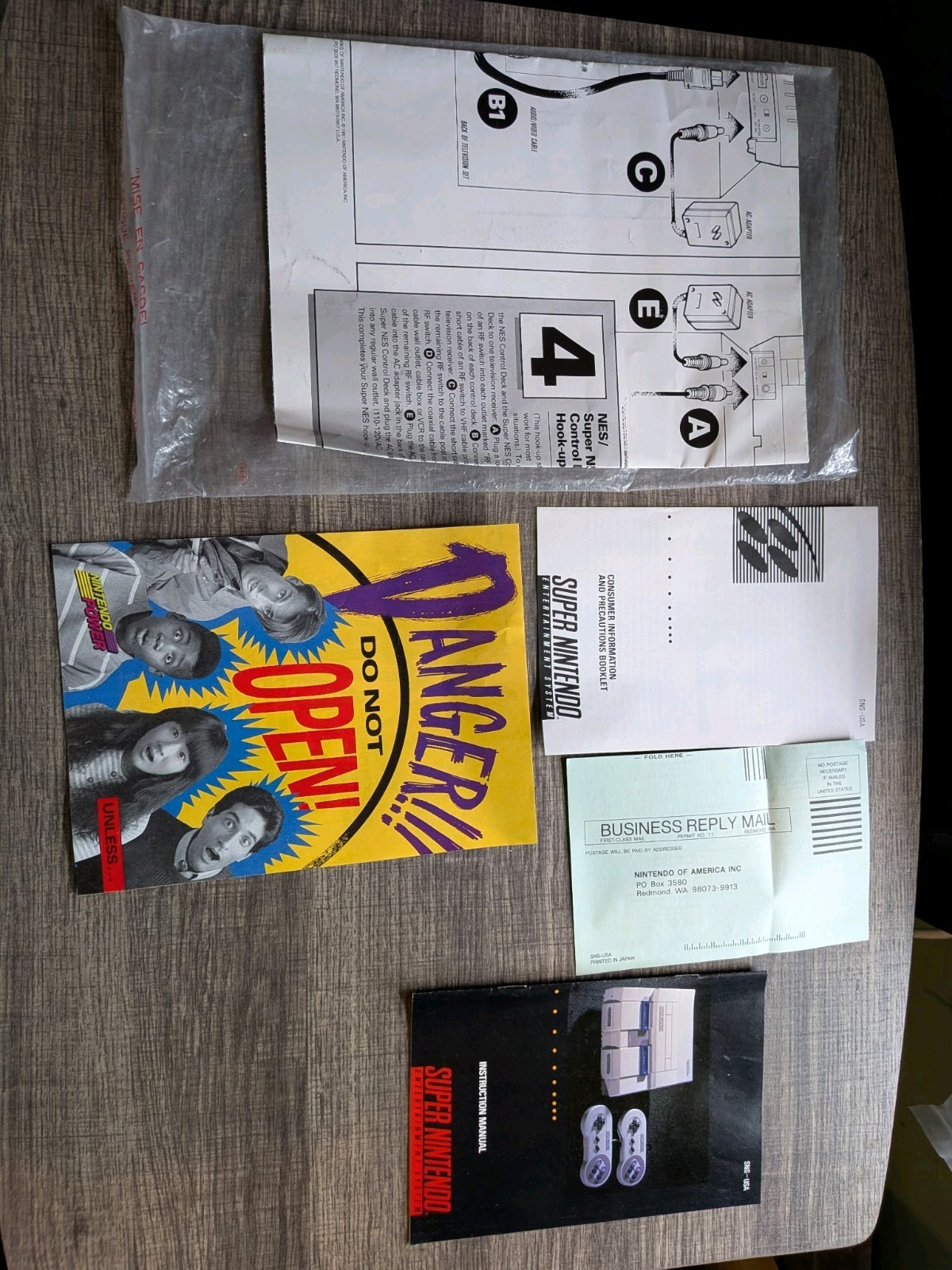 SNES Console SNS-001 Bundle OEM Controlller W/ Cables – Tested Read DESCRIPTION