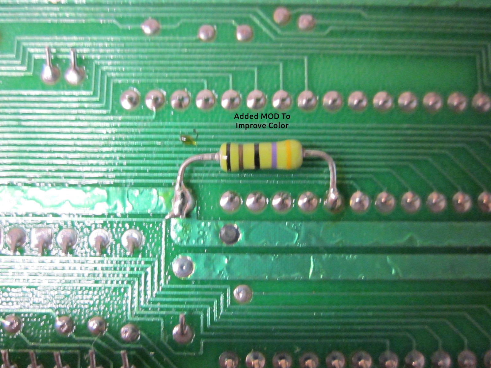 Atari 7800 Original EpR Reconditioned w/MODs Main Board Replacement