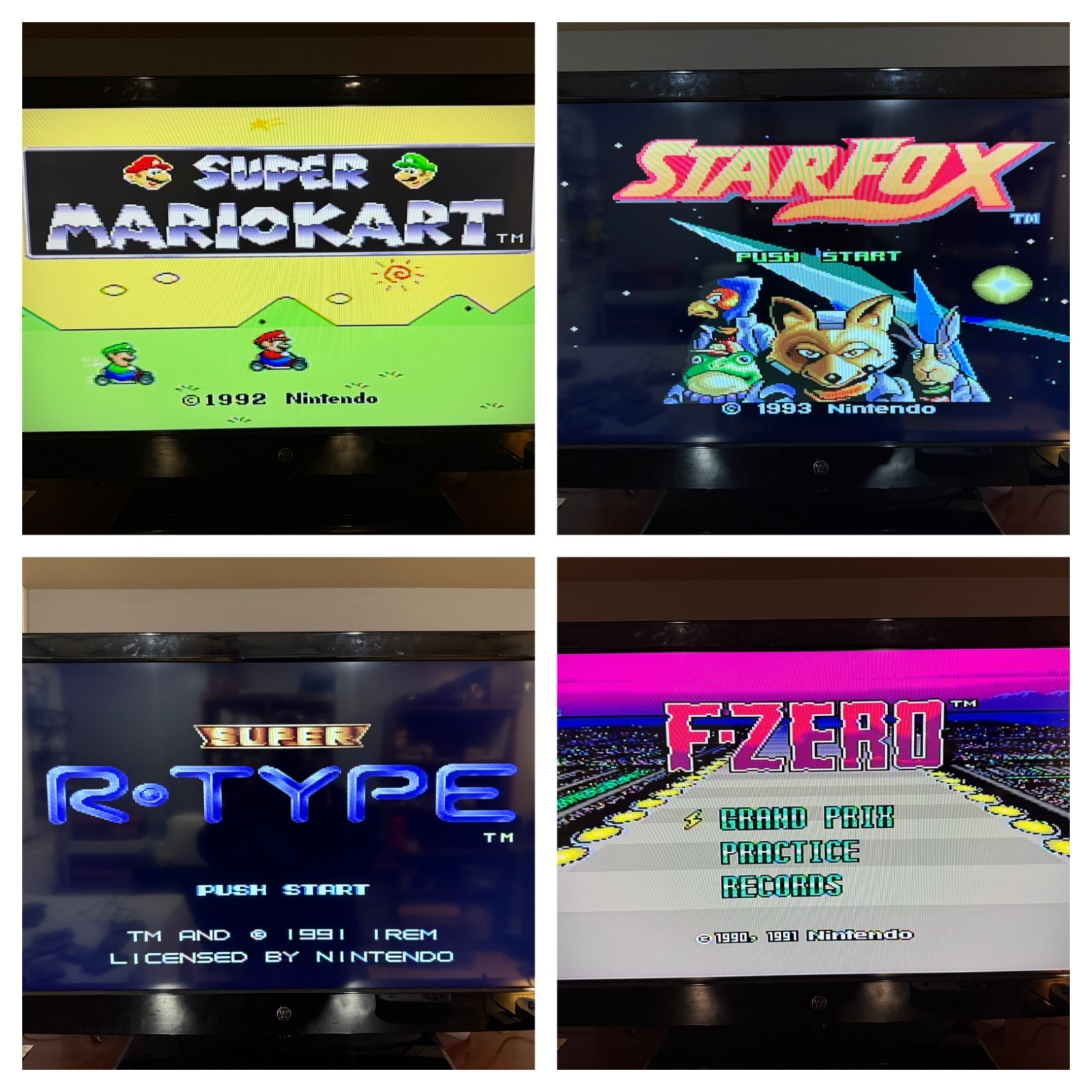 Super Nintendo SNES Jr Console Bundle 13 Games Mario TMNT Starfox & More Tested!