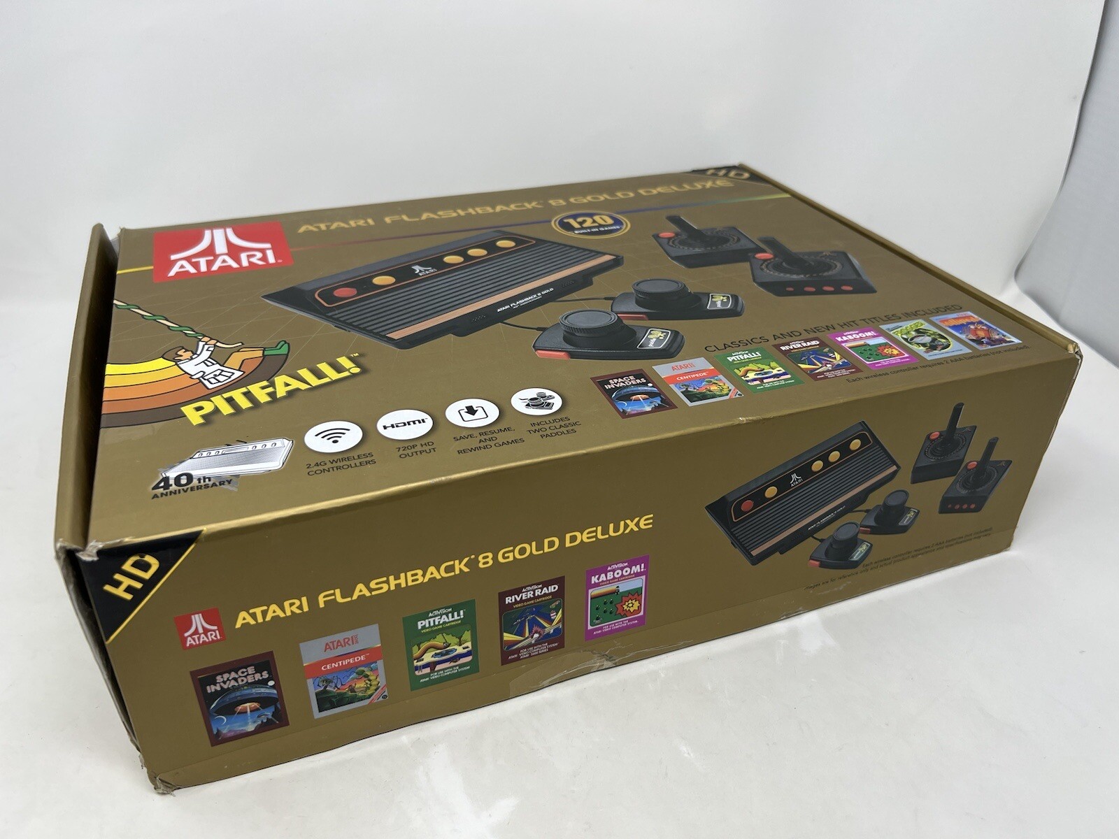 *FOR PARTS OR REPAIR* Atari Flashback 8 Gold Deluxe HD Console