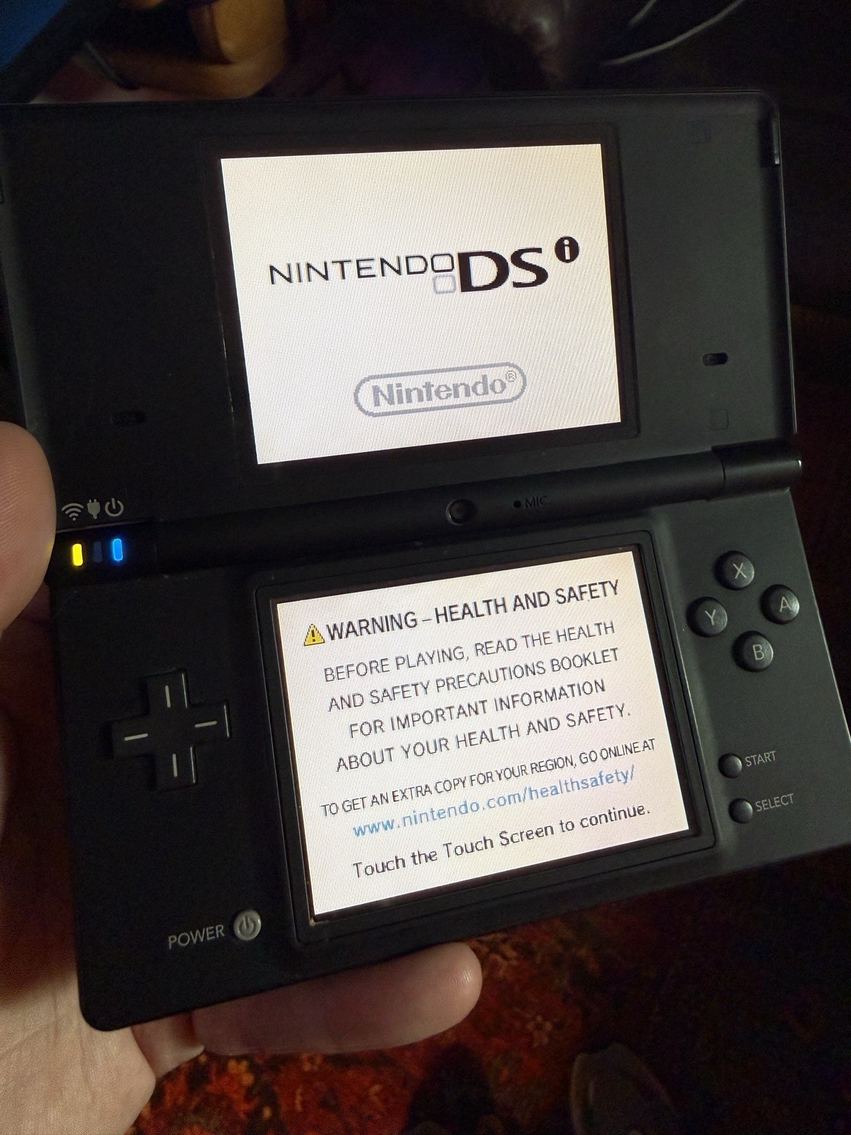 Nintendo DSi Black Nintendo DS TWL-001 USA 2008 W/ Charger No Stylus