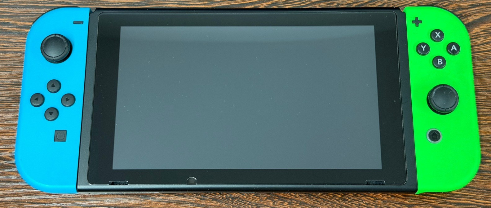 Nintendo Switch Handheld Console Blue Green – Excellent Mint Cond with Extras