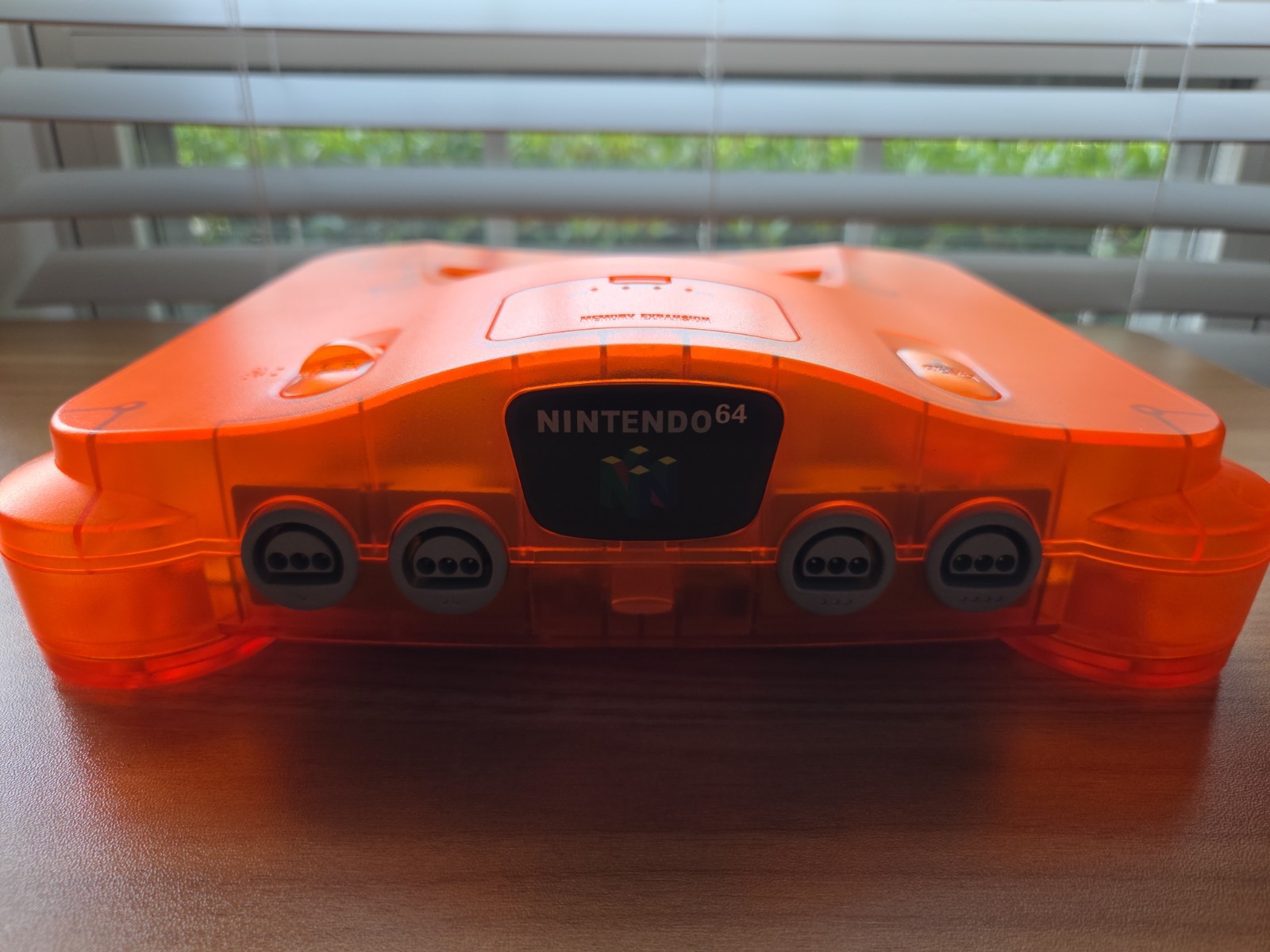 N64 Nintendo 64 clear Orange Funtastic Console Re-Shelled Region Free