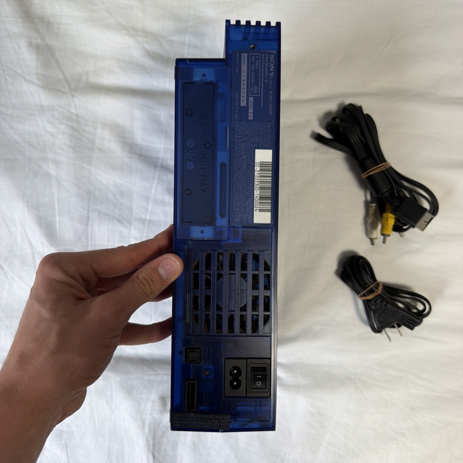 PS2 PlayStation2 Ocean Blue Console Only System SCPH-37000 Limited Edition Japan