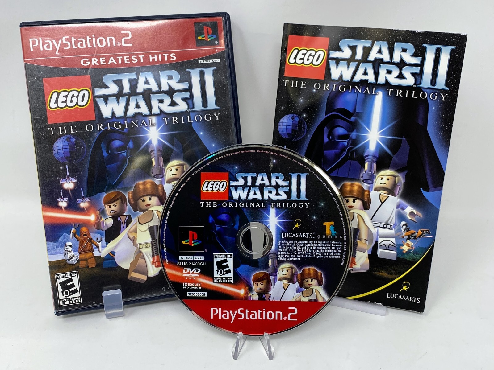 Sony PlayStation 2 Slim – Includes 4 Memory Cards, Controller, & Game – TESTED