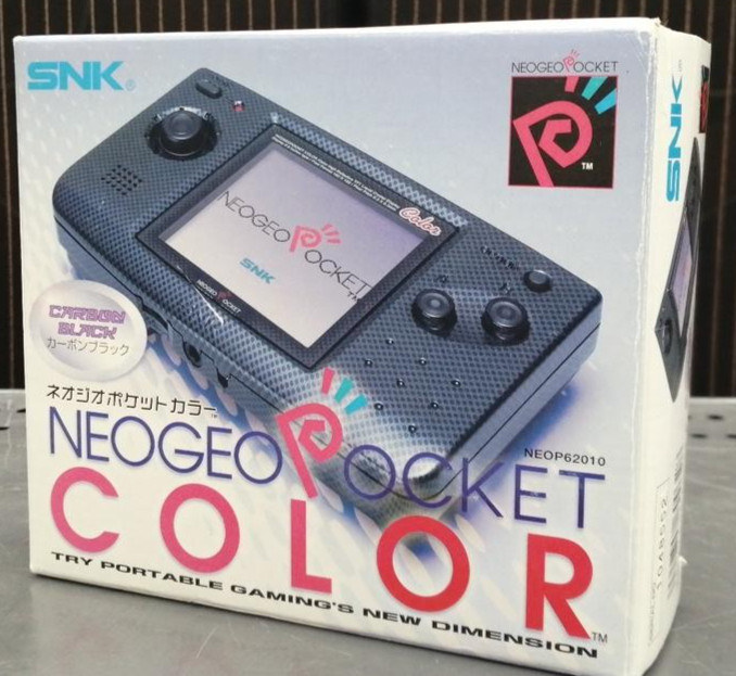 SNK New Neo Geo Pocket Color Carbon Black NEOP62010 Handheld Console Boxed Japan