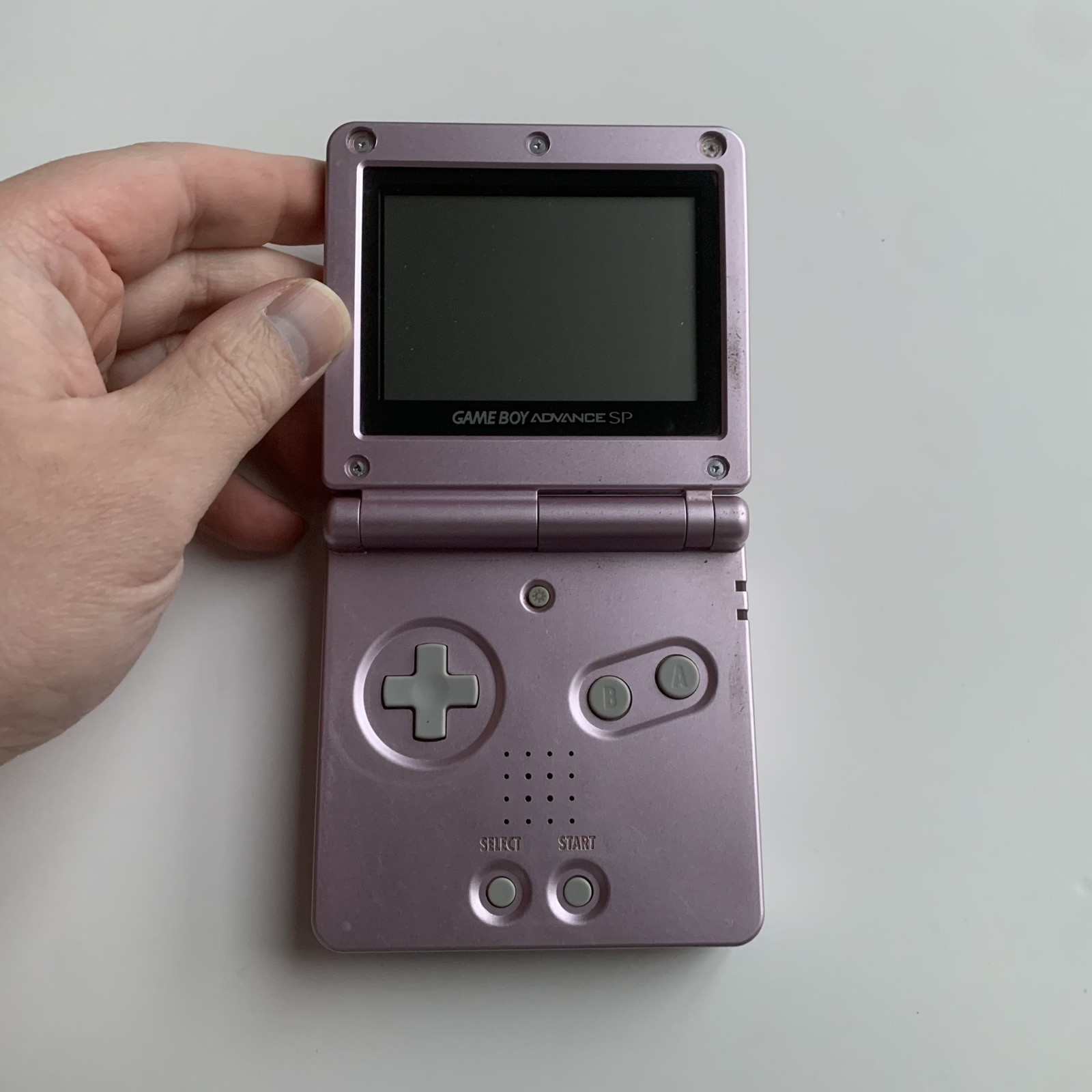 100% GENUINE ORIGINAL Pearl Pink Nintendo GameBoy Advance SP Shell LCD No PCB