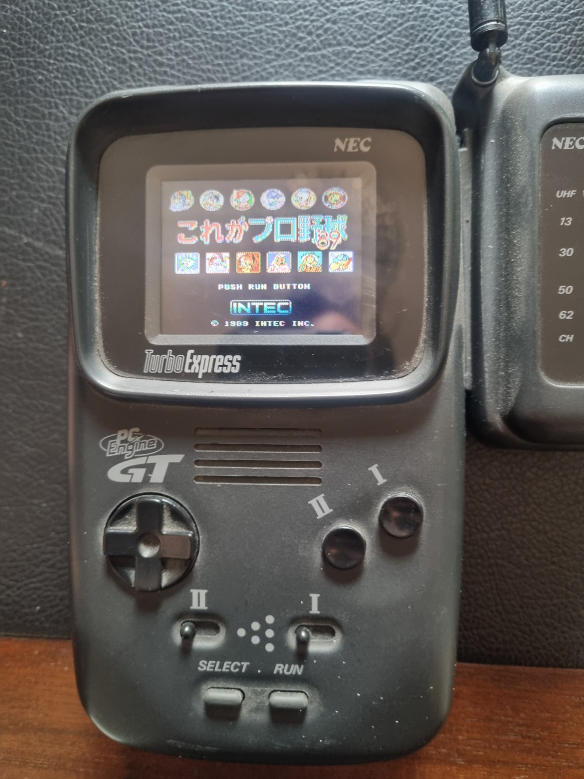 PC Engine GT Console TV Tuner NEC Game Retro Rare PI-TG6 Japan