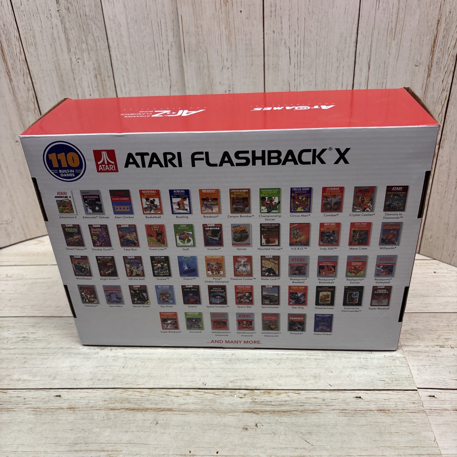 Atari Flashback X 10 AR3060 HD 110 Video Games 2 Controllers Plug N Play TESTED