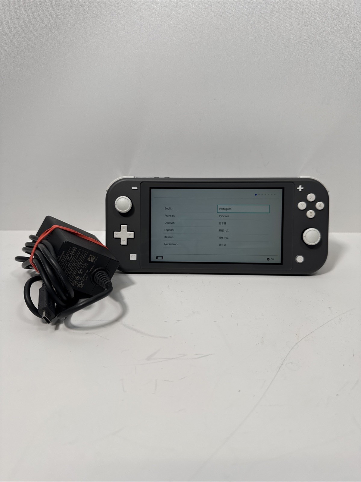 Nintendo Switch Lite Gray Handheld System Pre-Owned