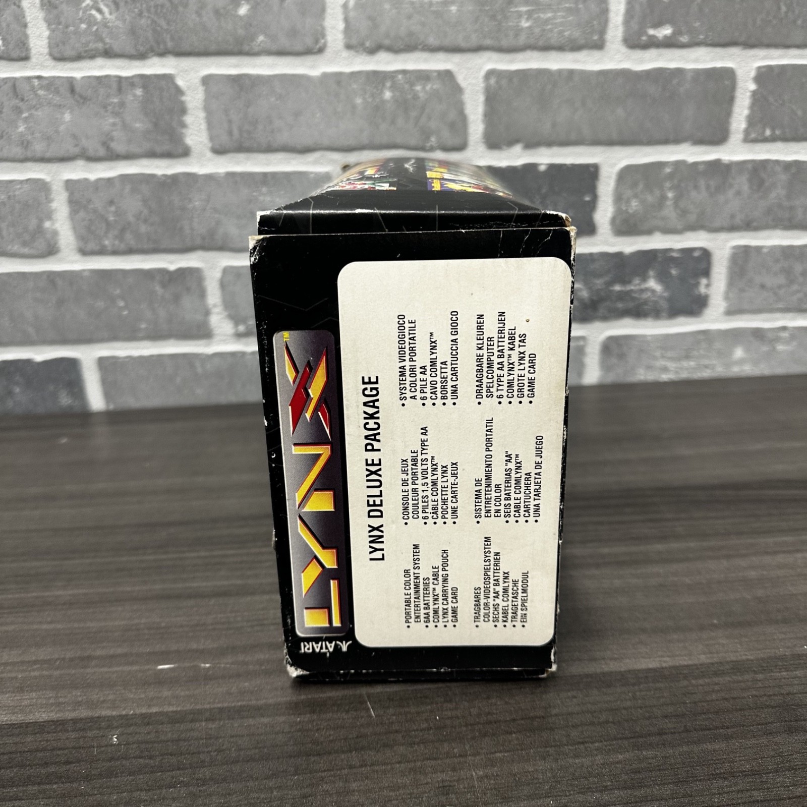 Atari Lynx Console System For Parts or Repair w/Battery Cover – With BOX!