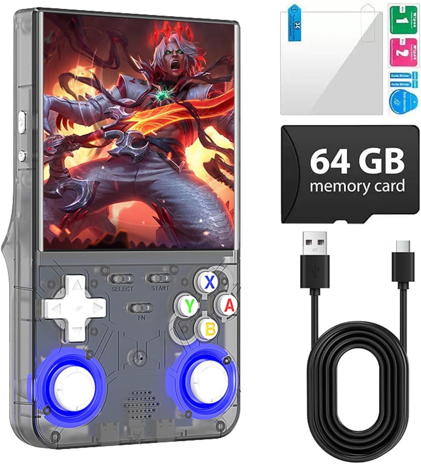 R36 Ultra Retro Handheld Game Console 4.0 Inch IPS 20000