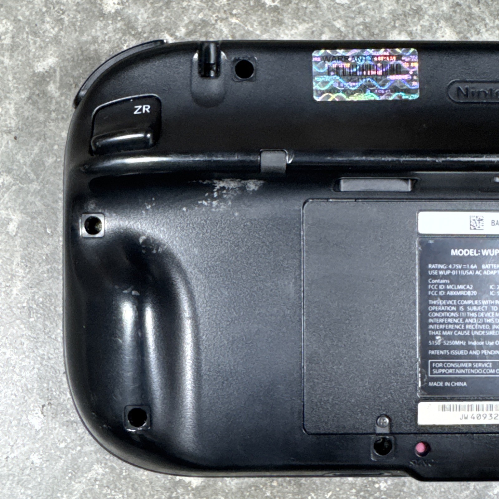 Nintendo Wii U 32GB Console (WUP-101) Gamepad Bundle + OEM Cables Tested Working