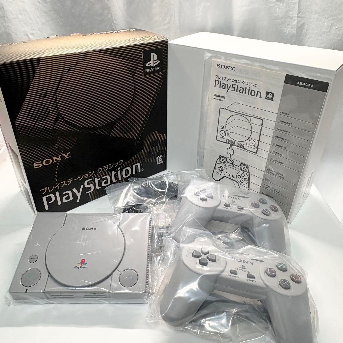 Sony PlayStation Classic Console Complete Set Opened Unused Japan