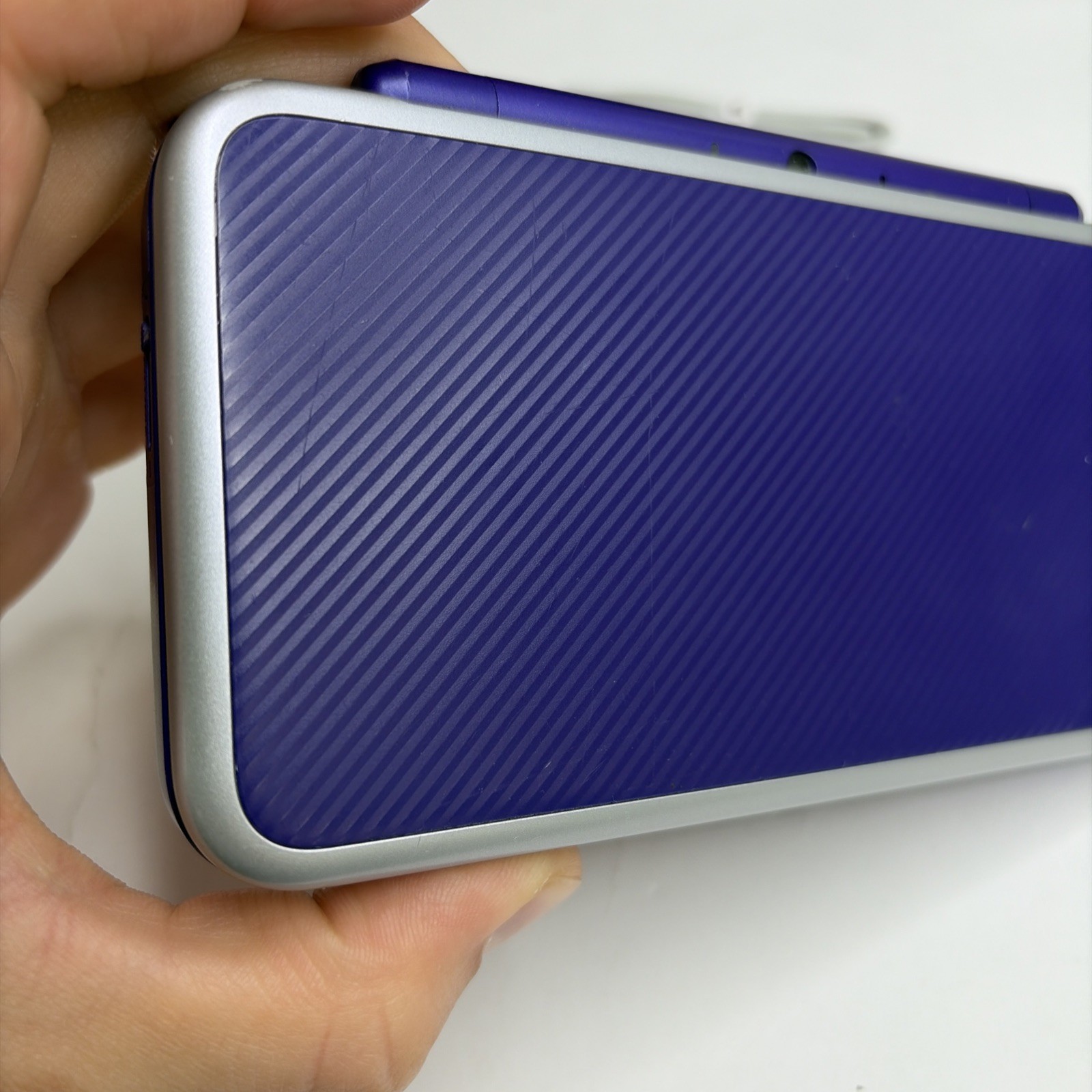 New Nintendo 2DS XL Console – Purple Silver W Charger Stylus US Model