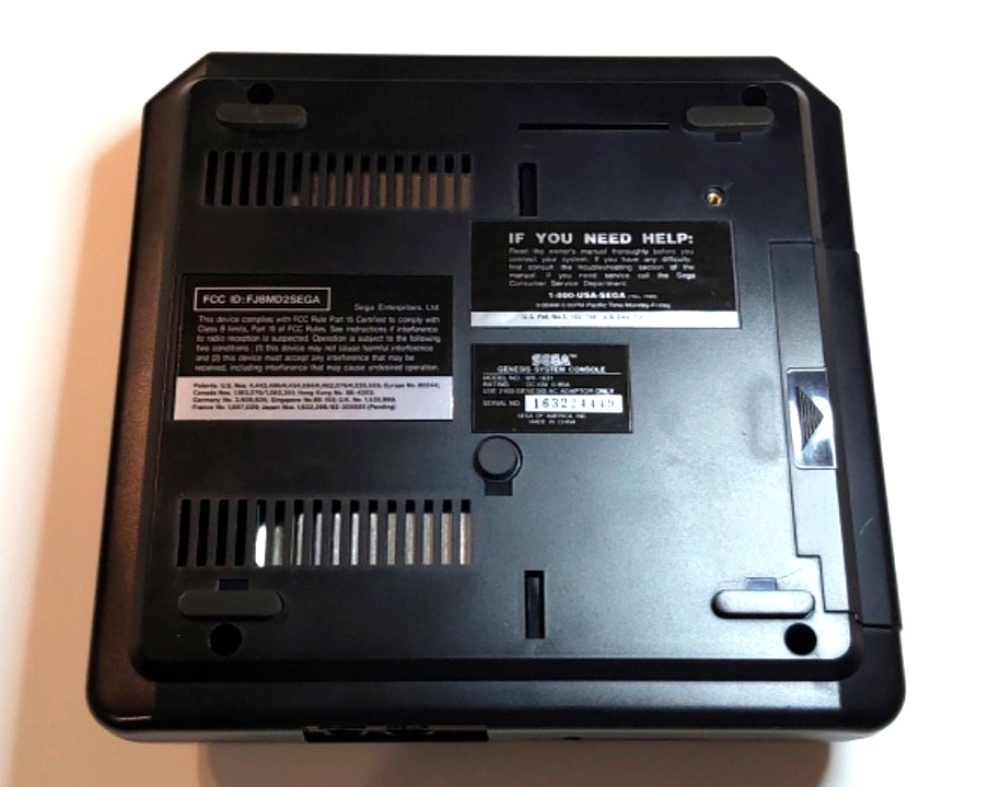 Sega Genesis Model 2 MK-1631 VA3 Replacement Console Cleaned & Tested Bad Reset