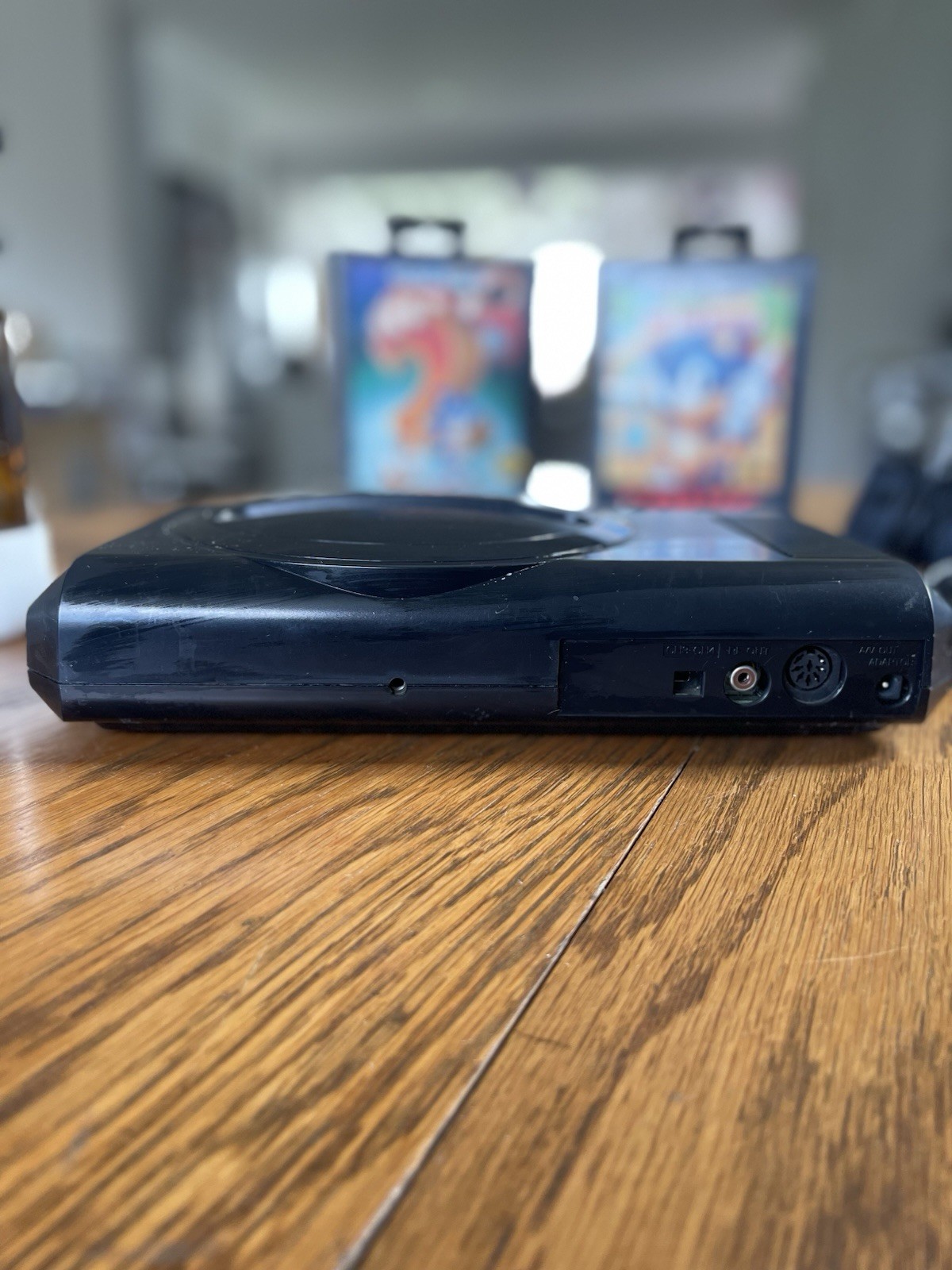 SEGA Genesis 16-Bit Black Console Volume Control Headphone Jack Sonic 1 & 2