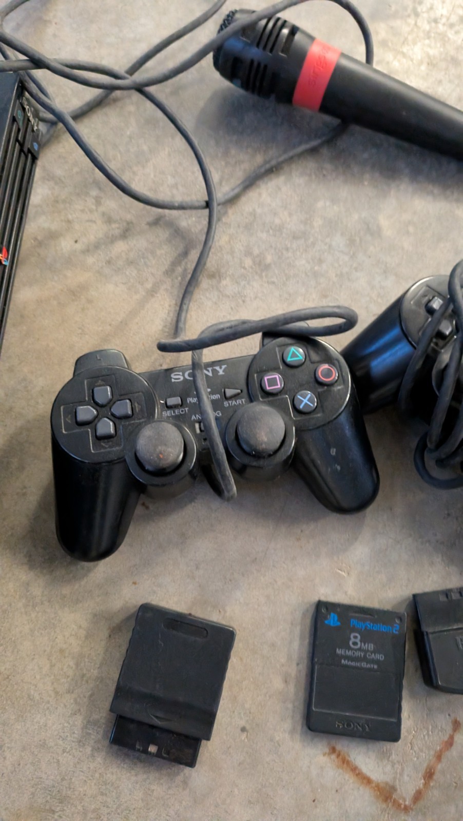 Sony PlayStation 2 PS2 Console Bundle 2 Games NTSC (US/Canada) – Tested Work
