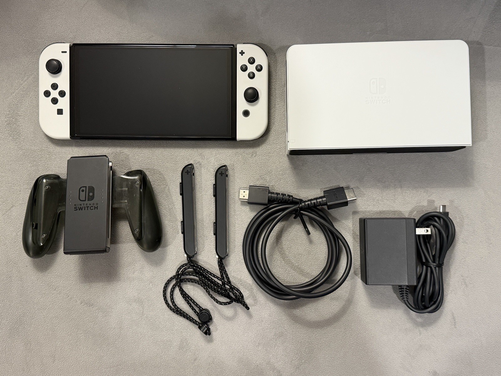 Nintendo Switch OLED Model HEG-001 Handheld Console – 64GB – White