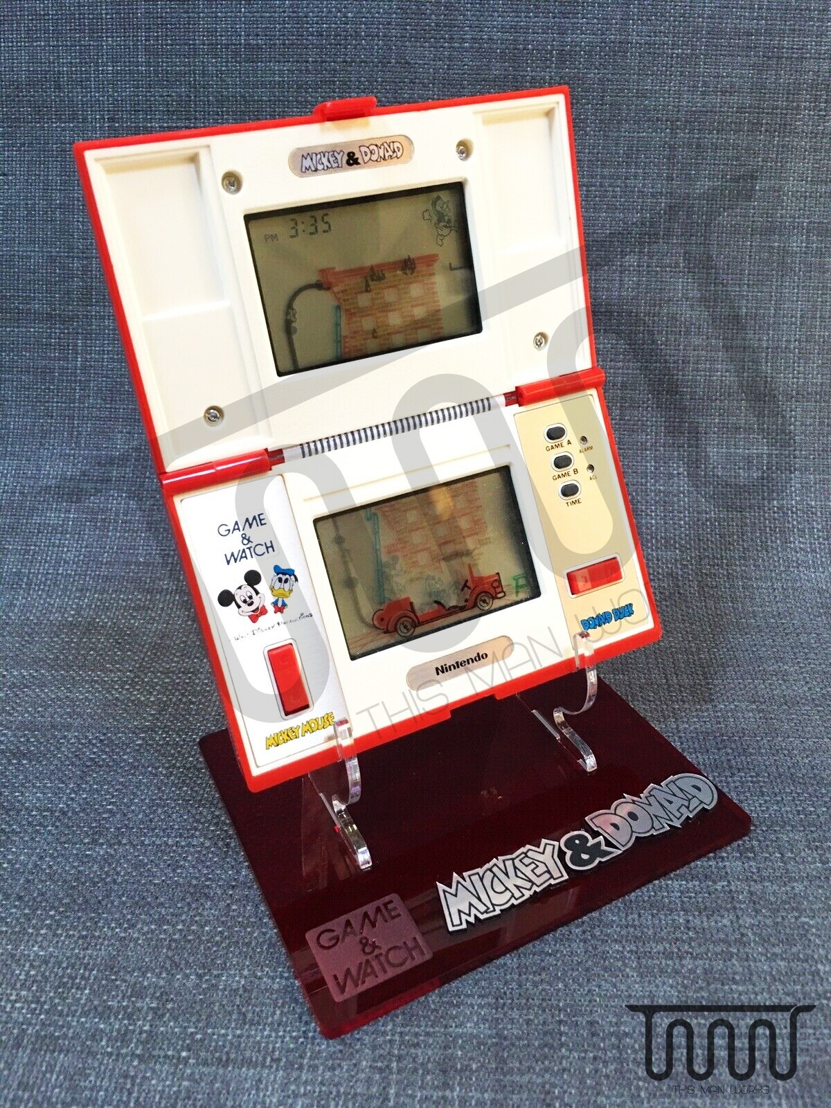 Acrylic Stand for Nintendo Game&Watch Multi Screen Mickey and Donald DM-53