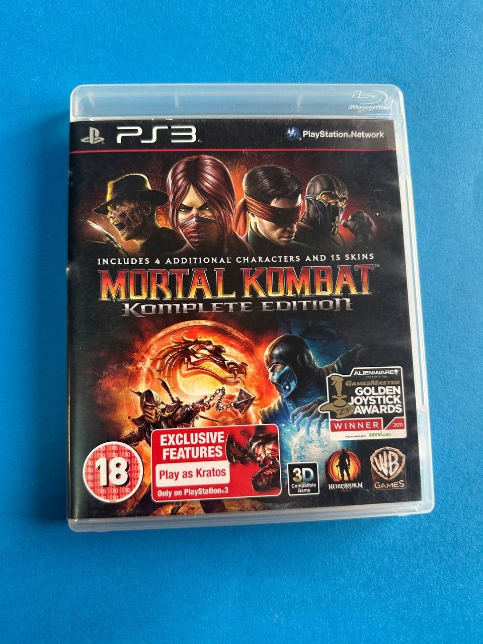 MORTAL KOMBAT COMPLETE EDITION PS3 PLAYSTATION 3 GAME FOR SONY ENG CONSOLE.
