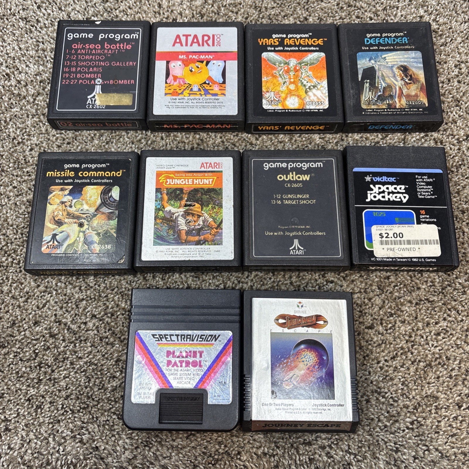 Atari 2600 System Bundle with Console, 30 Games, Joystick, Paddles, and More LOT