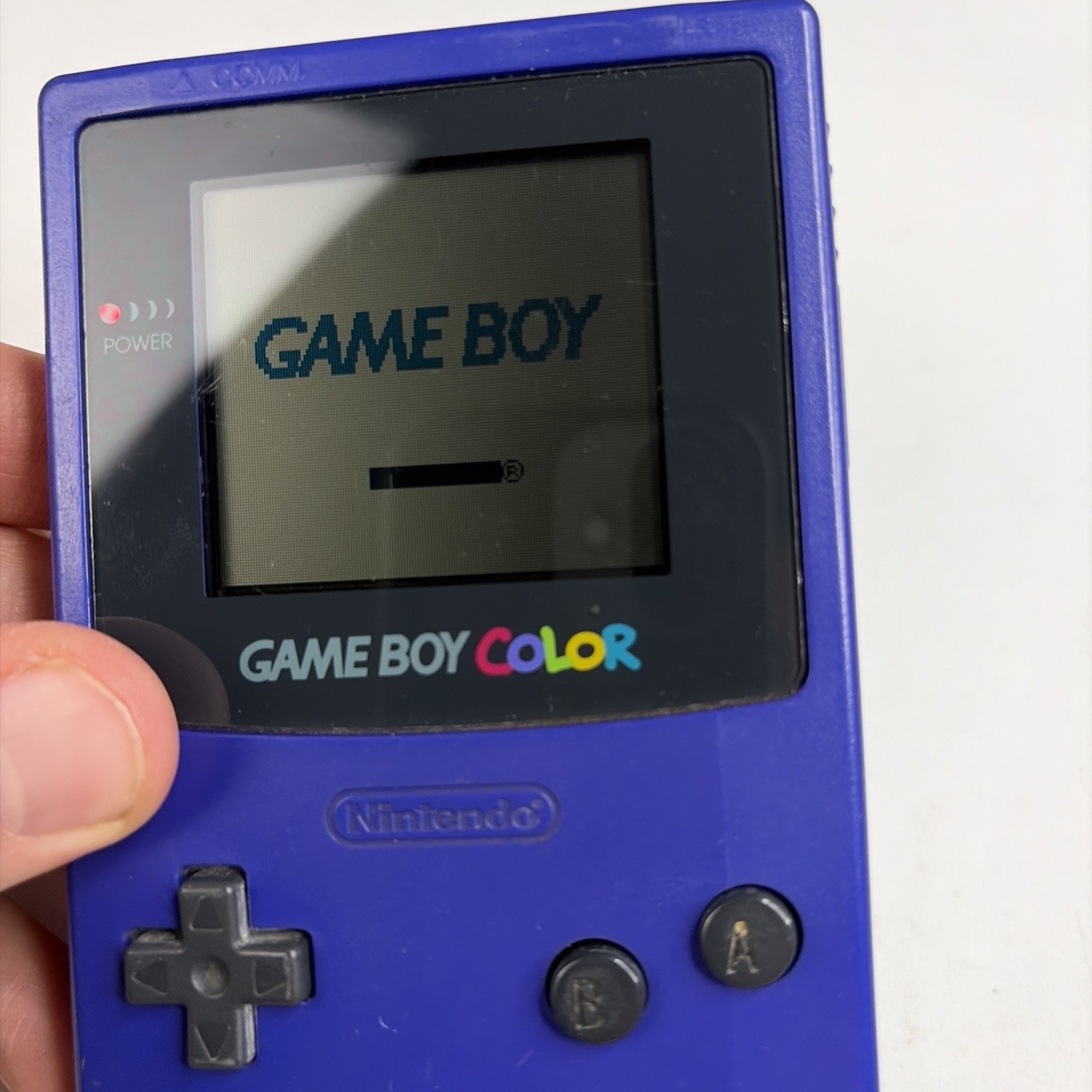 Nintendo Gameboy Boy Color Grape Purple Console CGB-001 OEM