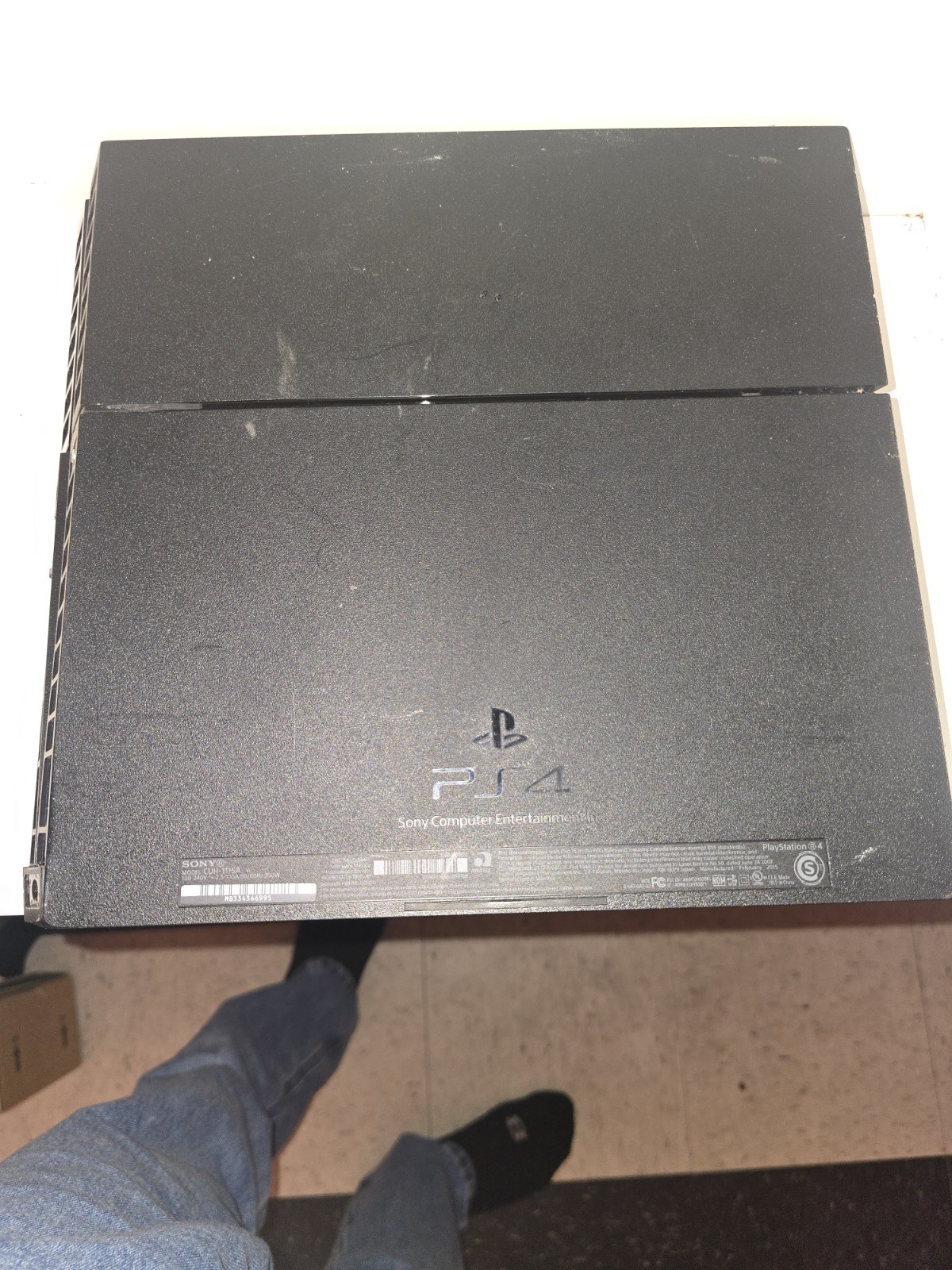 Ps4 Console , Gaming Monitor And Two Controllers
