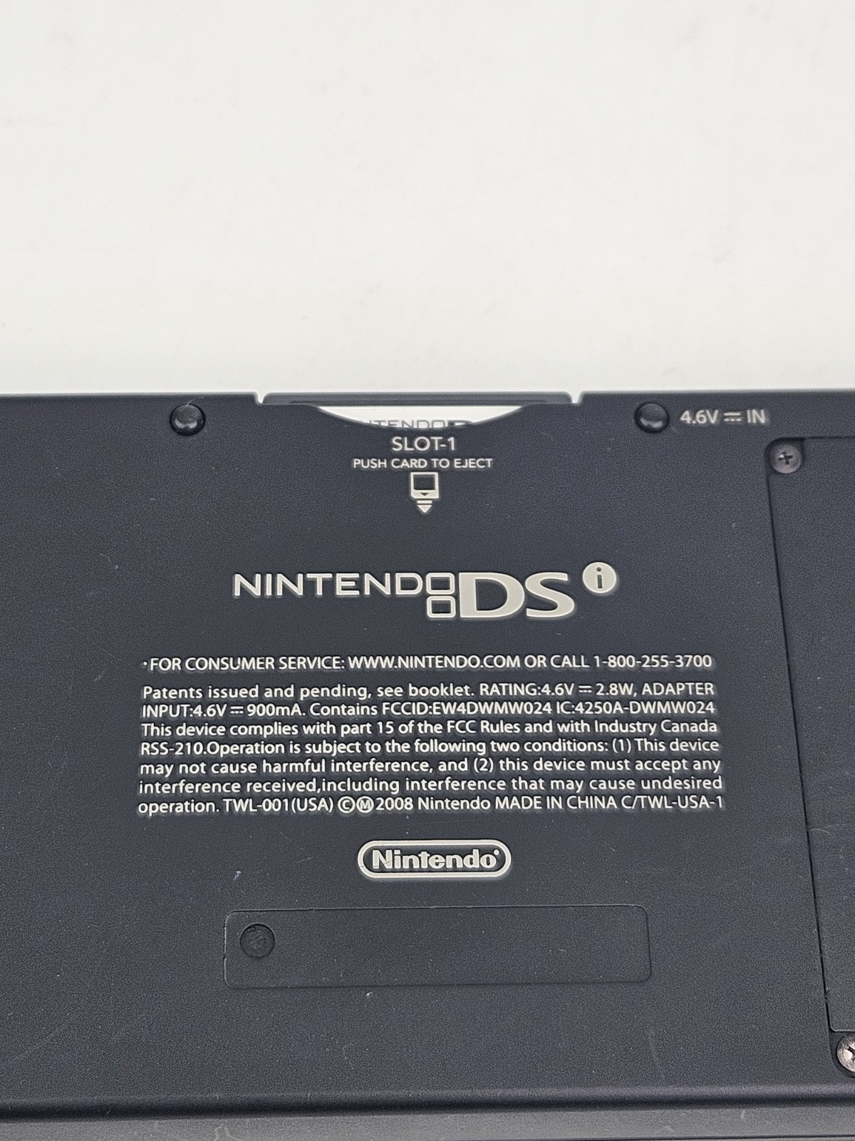 Nintendo DSi DSi Handheld Game Console TWL-001 Black Charging cable & TRANSFORME