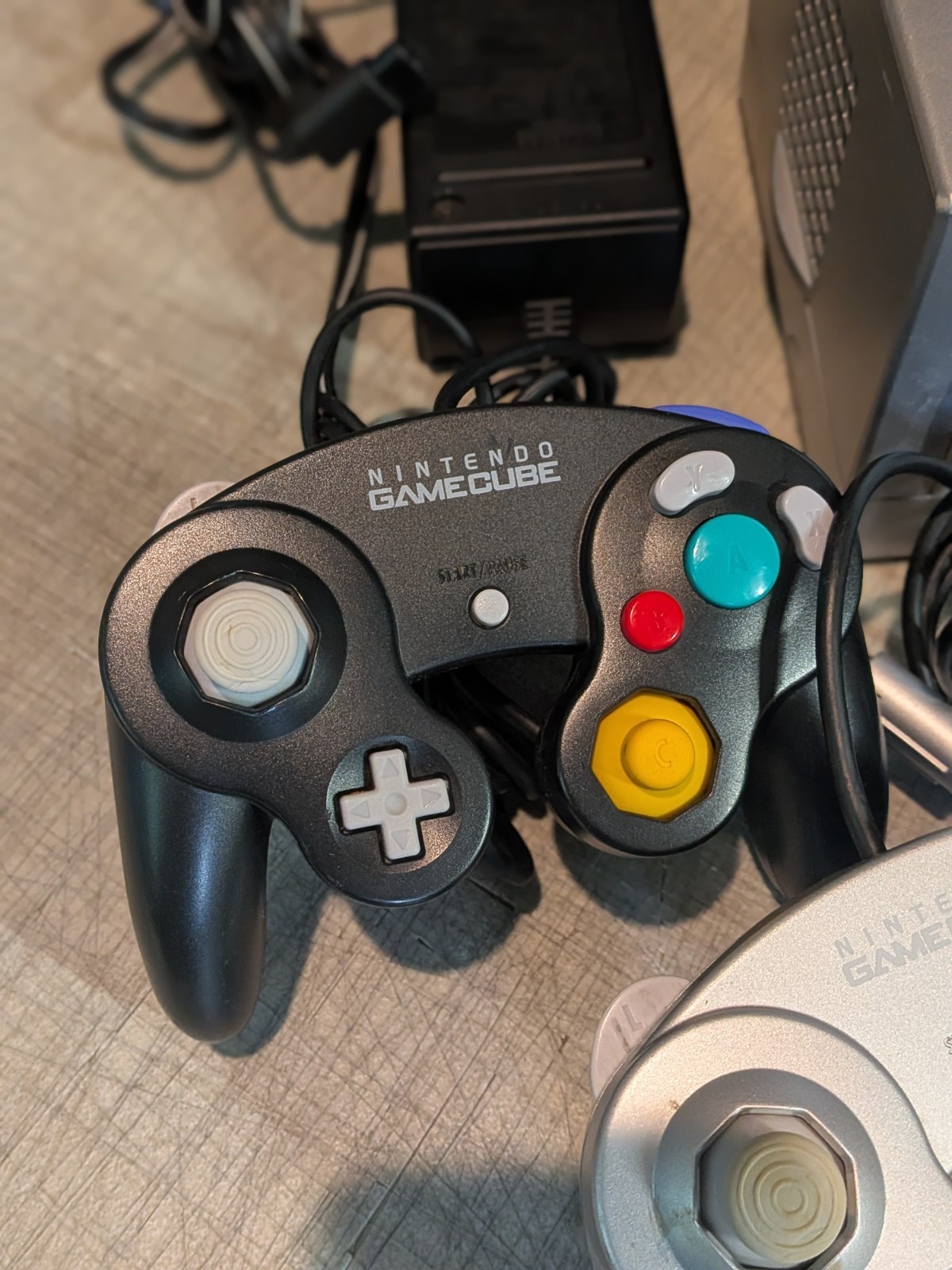 Nintendo GameCube Indigo Console Controller & Cords Bundle 1 YEAR WARRANTY!