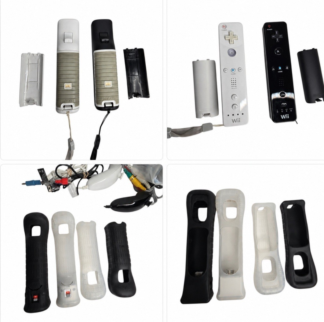 Nintendo Wii RVL-001 Console Bundle Tested Working GameCube Compatible Wii Sport