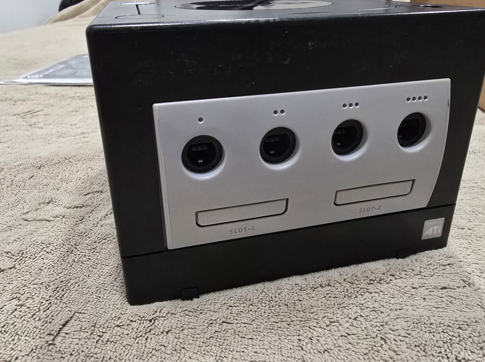 Nintendo Gamecube DOL-001 Black in a Box, Tested & Working, Included 7 Games