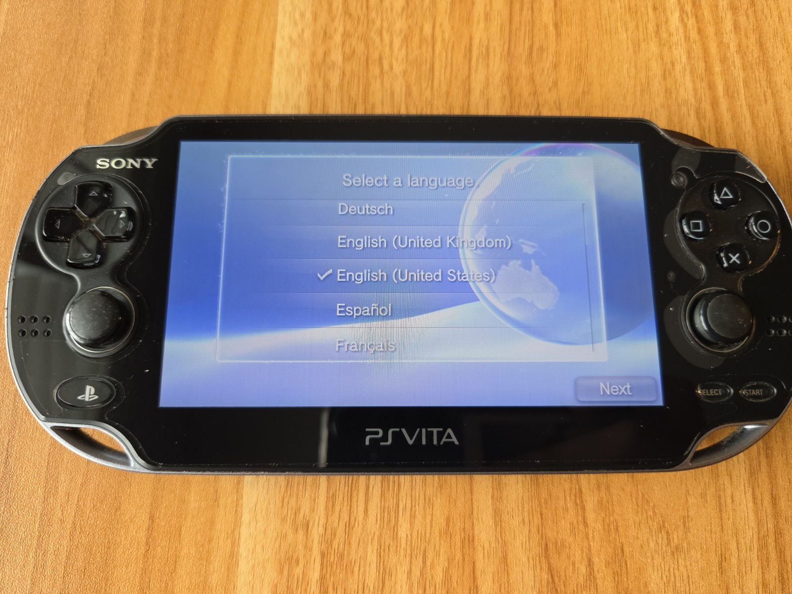PlayStation PS VITA Console Wi-Fi Model Crystal Black PCH-1000 ZA01 US SELLER