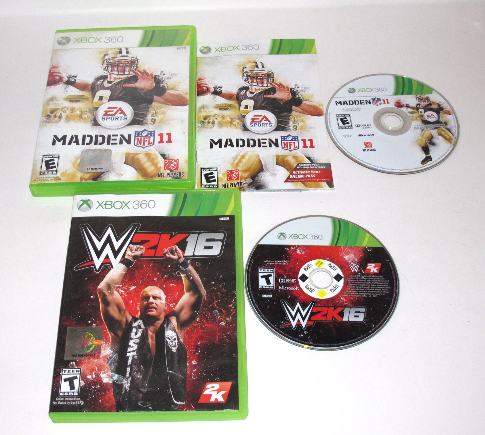 XBOX 360 Slim Console Bundle LOT Nr Mint & 100% OEM + Controller & 12 Games COD