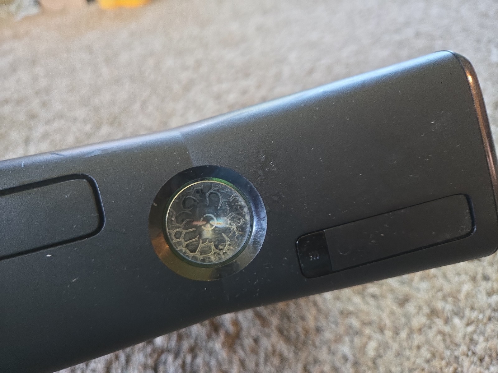 Microsoft Xbox 360 S Console Black HDMI Model 1439 – 2010 – Untested