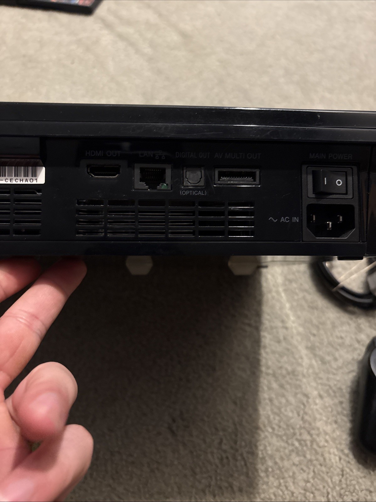 Sony PlayStation 3 Backwards Compatible CECHA01 Tested