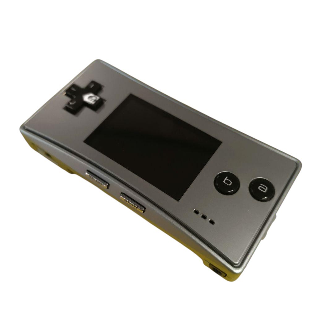 Nintendo Game Boy Micro Silver Console CIB Tested OXY-001 Charger Pouch Japan